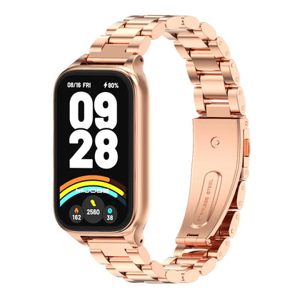 For Xiaomi Smart Band 9 Active Strap Smart Bracelet Mi Band 9 Active Strap Metal Stainless Steel Replacement Wrist Watchband