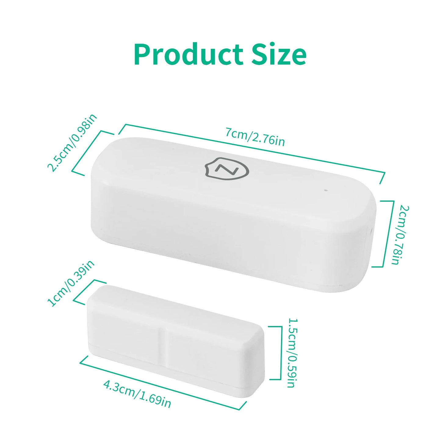 Tuya WiFi/Zigbee Door Sensor Smart Home Devices Smart Life Remote Control Automation Residential Security Protection