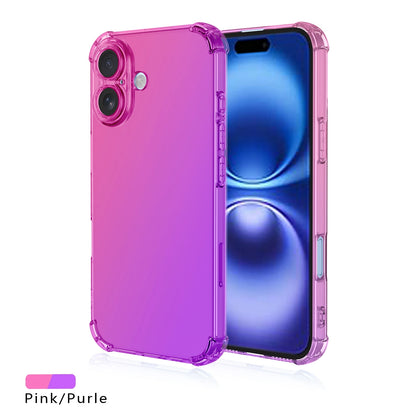 New Airbag Shockproof Gradient TPU Case for Apple iPhone 17 Pro Max iPhone 17 Air Protective Cover Back Shell Coque Fundas