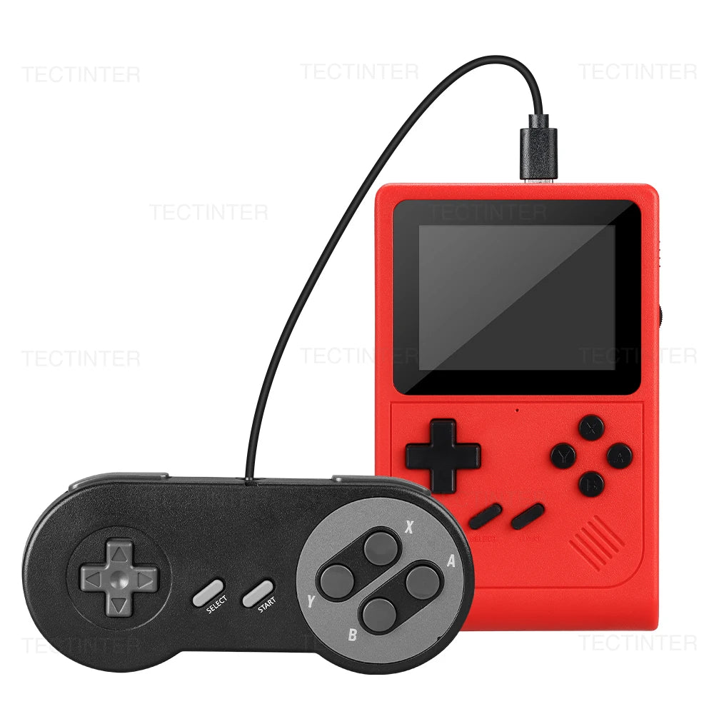 GB300 Portable Handheld Game Player 3.0 inch Screen Video Game Console Built-in 6000 Games Support AV Output for SFC/GBA