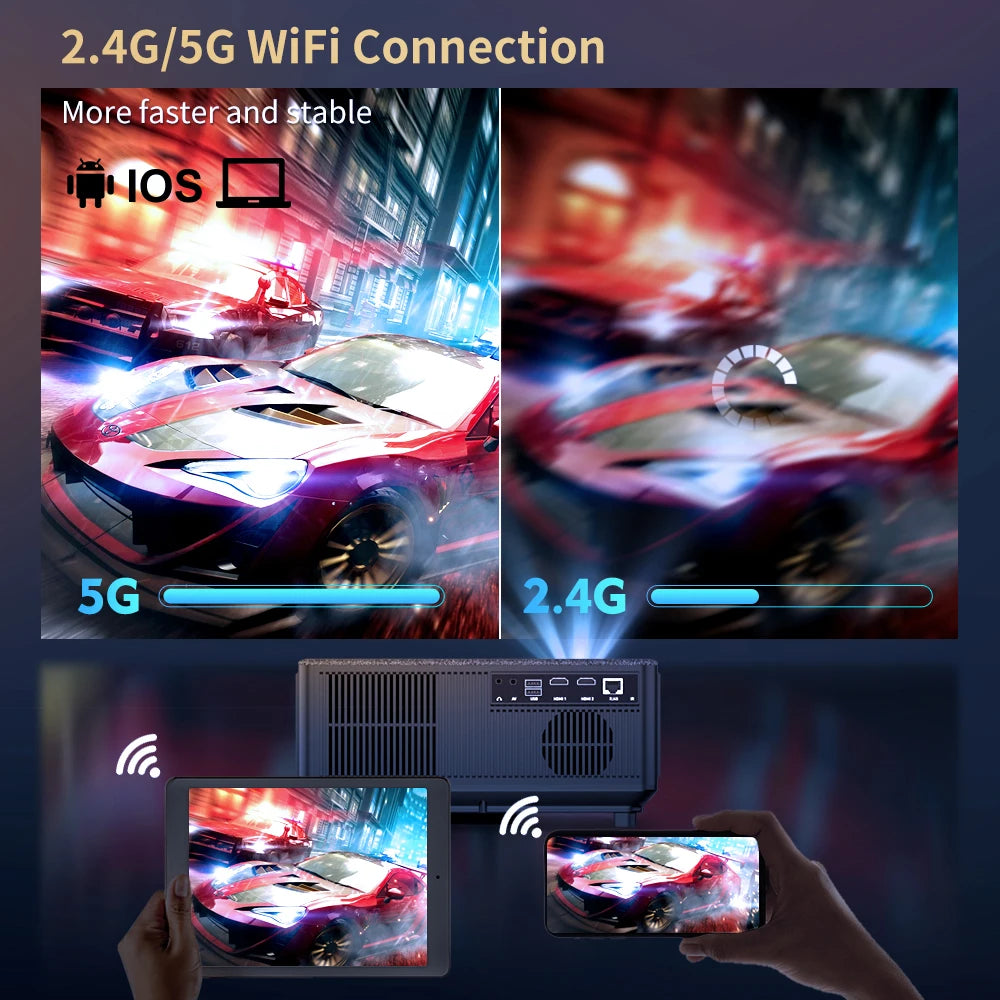 ThundeaL TD98 1080P Full HD Projector LED 4K WiFi Android Projector Auto Focus TD98W PK DLP 3D Video Smart Home Theater Beamer