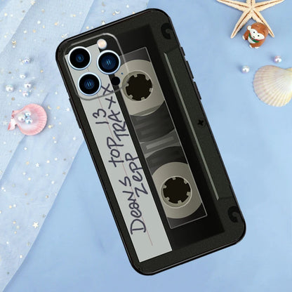 Vintage Cassette tape retro style Phone Case For iPhone 14 13 12 11 15 16 Pro Max 7 8 Plus XR X XS Max 12 13 Mini Cover Case
