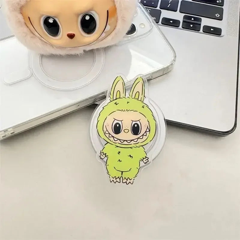 NEW Korea INS Y2K Cartoon Holder For Magsafe Pop.sockets Magnetic Griptok Grip Tok Stand Foldable Phone Bracket Case Accessories