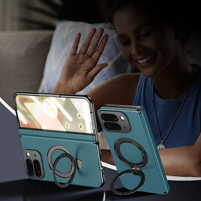 Magnetic Hinge Case For Google Pixel 10 Pro Fold 360 Full Protection Screen Glass Wireless Magnetic Holder Cover