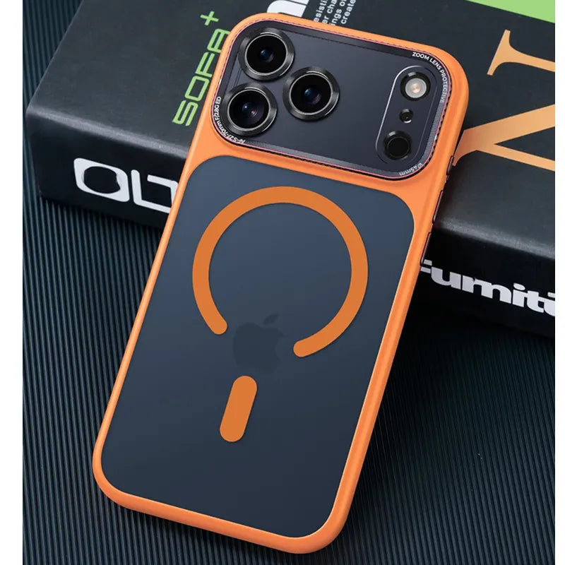 Camera Lens Protector Magnetic Case for Magsafe IPhone 17 Air 16 15 14 13 Pro Max Plus 17Pro 17Air 16Pro Mac Safe Phone Cover