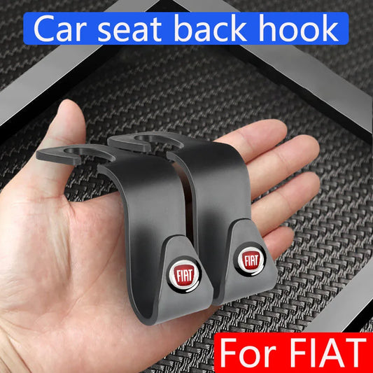 Multifunctional car seat headrest hanger bag hook organizer bracket for Fiat Ducato 500 500L Panda Grande Punto car accessories