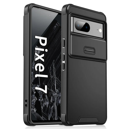 Slide Camera Case For Google Pixel 9 8 7 Pro 8A  6A  Lens Protection Wireless Charge Shockproof Cover For Pixel 8 A 9Pro XL 8pro
