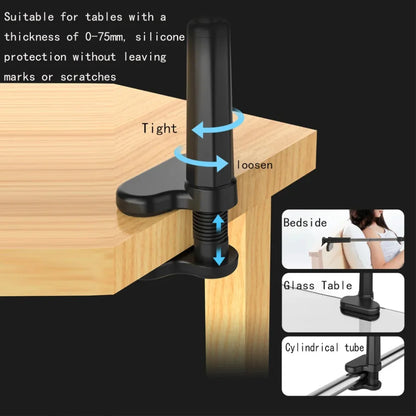Hot Portable 360 Clip Mobile Phone Holder Stand Flexible Lazy Bed Desktop Bracket Smartphones Desk Bed Mount Stand Base Support