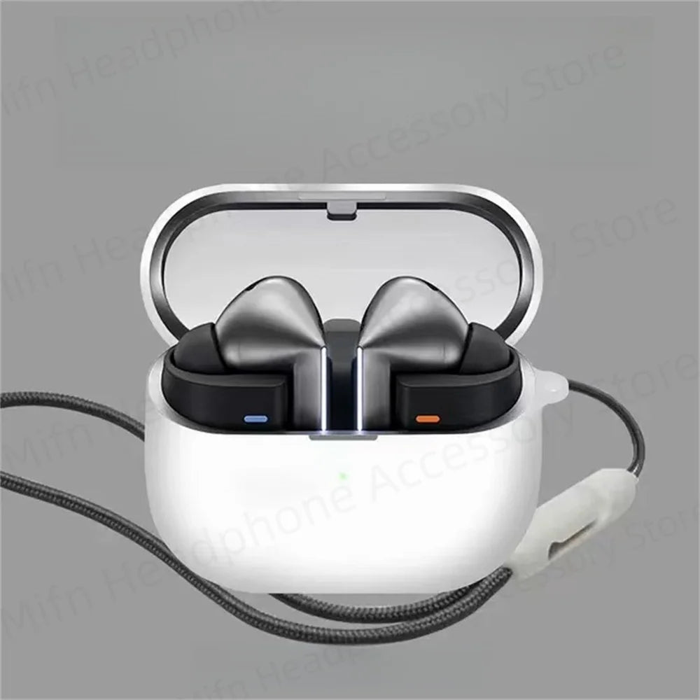 2 in 1 Silicone Case for Samsung Galaxy Buds3/Galaxy Buds3 Pro (2024) Shockproof Full Protective Accessory Cover Cute For Women