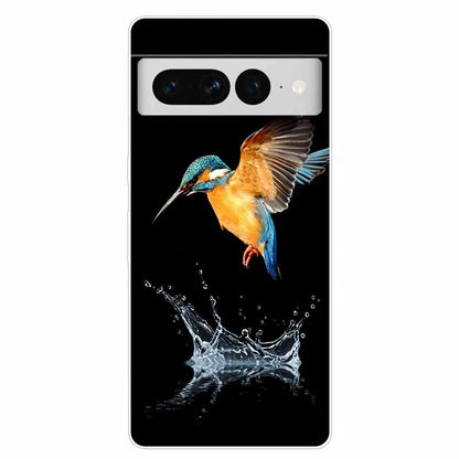 Case for Google Pixel 8 Pro / 7 7Pro Cover Pixel 8Pro Silicone Soft TPU Clear Funda for Google Pixel 8 5G Phone Shells Animals