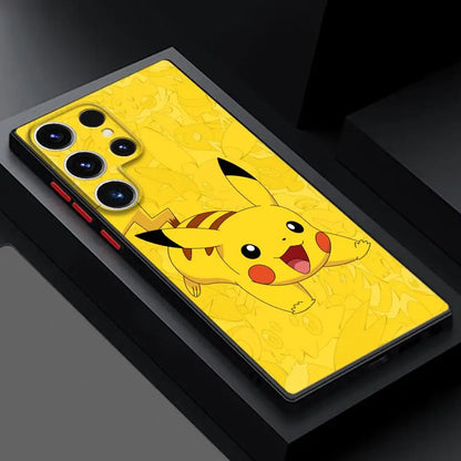 Pokemons Pikachus Anime Case for Samsung Galaxy S24 Ultra S23 Plus S25 S22 S21 FE S20 Note 20 S9 S10 Silicone Phone Cover