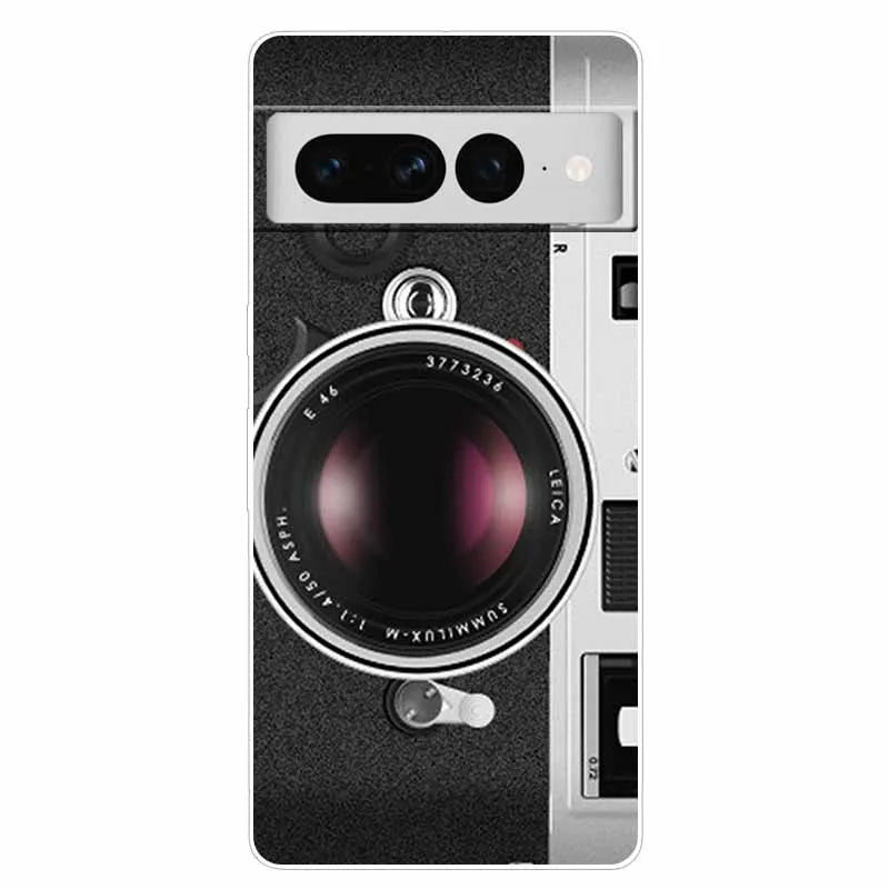Case for Google Pixel 8 Pro / 7 7Pro Cover Pixel 8Pro Silicone Soft TPU Clear Funda for Google Pixel 8 5G Phone Shells Animals