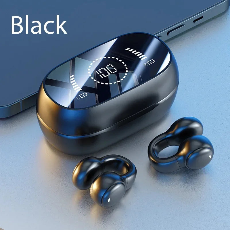 New Model 2025 M47+ Wireless Earbuds Bluetooth Headset Charging Earphones Bone Conduction Headphones Sport With Mic free