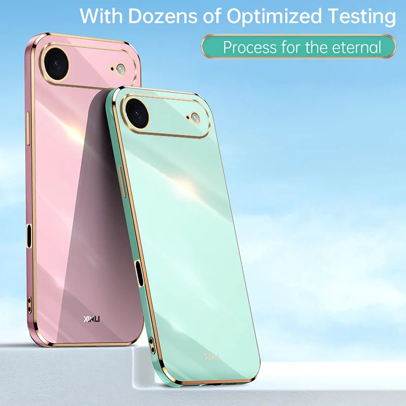 For iPhone 17 Air 17Air Case for Apple 17pro17Max ProMax Ultra Thin Solid Color Soft Silicone Cover Grade Protection Anti Scratc