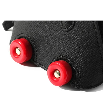 Car Styling Mini Bag Earphone Case For Airpods 4 Case 1 2 3 Pro Soft Leather Storage Bag With Lanyard For Car key Lipstick