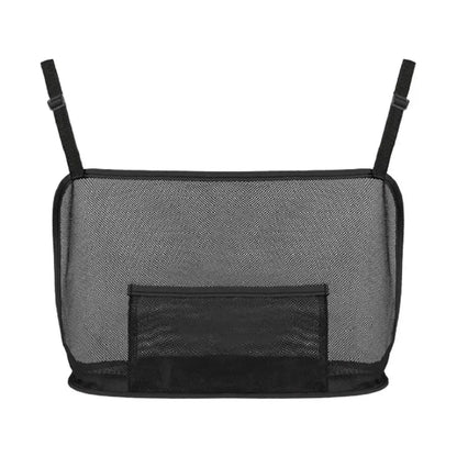 Car Seat Middle Storage Bag Universal Car Seat Side Back Storage Net Bags  Multifunction Handbag Holder Net Pocket