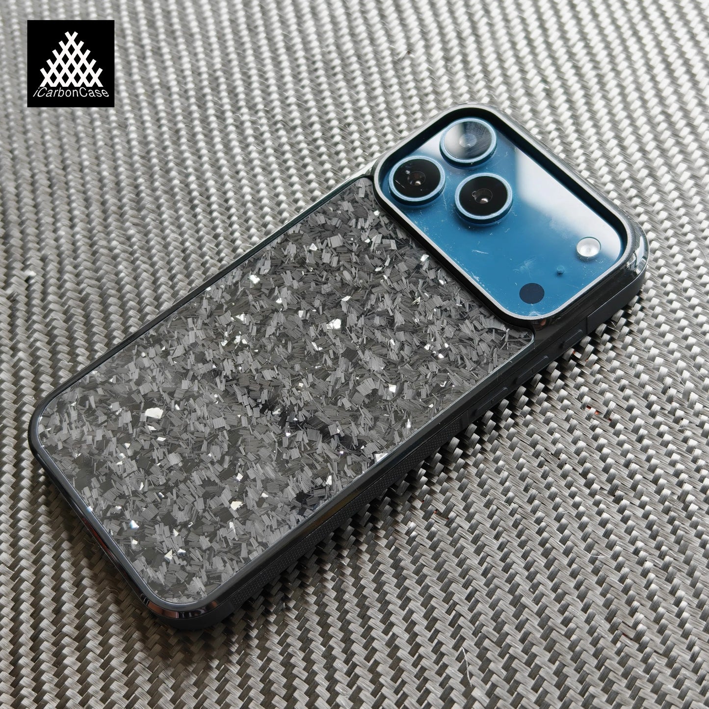 Magnetic Forged Glossy Carbon Fiber Case for New iPhone 17 /17 Air /17Pro /17 Pro Max Wireless Charging Back Cover with MagSafe