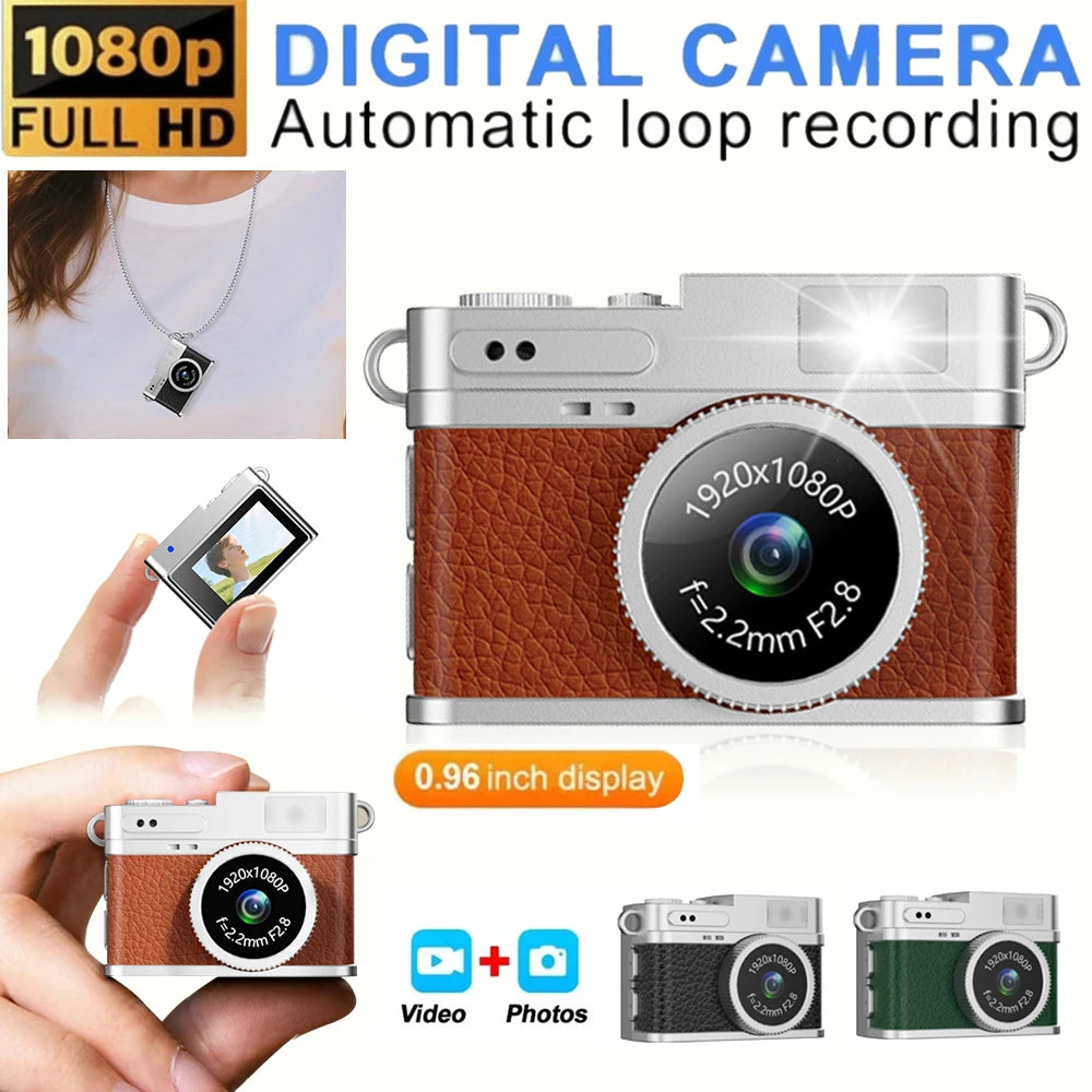 1080P HD Digita Camera 0.96 Inch Thumb Student Sports Camera Campus Portable Small Video Camera Mini Necklace Camera New S150