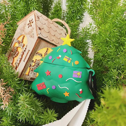 Christmas tree Case For AirPods Pro3 Cartoon silicone soft shell For AirPods 4 Pro2 Cover Earphone Accessories