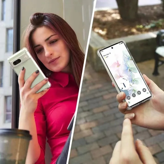 Ultra Thin Shockproof transparent Case For Google Pixel 6 7 8 Pro 6A 7A 8A Clear TPU Silicone Soft Cover Cases