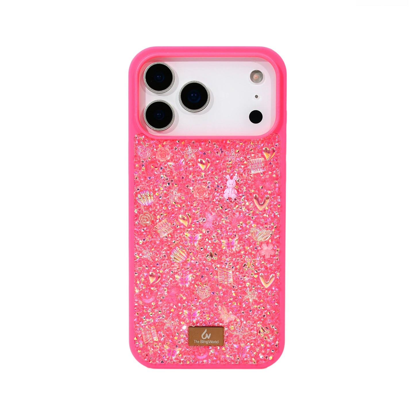 For IPhone 17 Pro Max/IPhone Air/17 Pro/17 Crystal Phone Case 3D Trinket Diamond Rhinestone Inlaid Fashion Glitter Back Cover