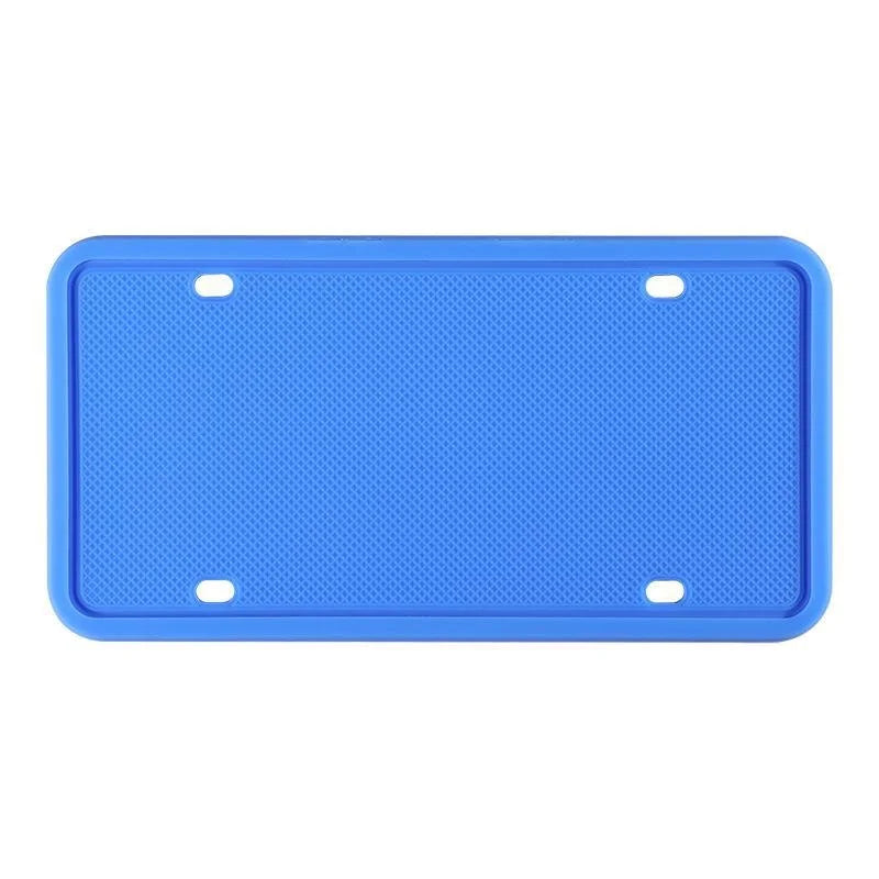 Silicone license plate frame, American and Canadian license plate frame, waterproof, rust proof, without damaging the paint