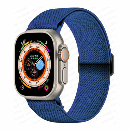 Scrunchie Strap for Apple watch band 45mm 44mm 40mm 41mm 42mm 46mm 49mm Elastic Nylon bracelet iWatch 11 10 9 8 7 6 se Ultra 3/2