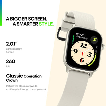 New 2025 Zeblaze GTS 3 GPS Sport Smartwatch Voice Calling 2.01" Display Heart Rate SpO2 Stress Tracking Smart Watch for Men Lady