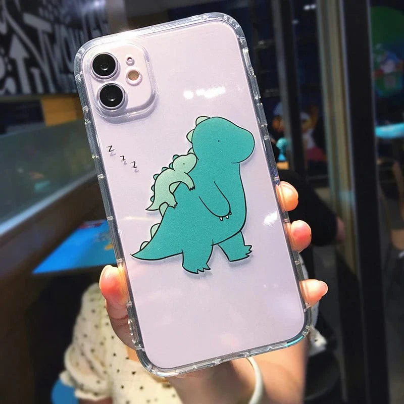 Cute Cartoon Dinosaur iPhone Case