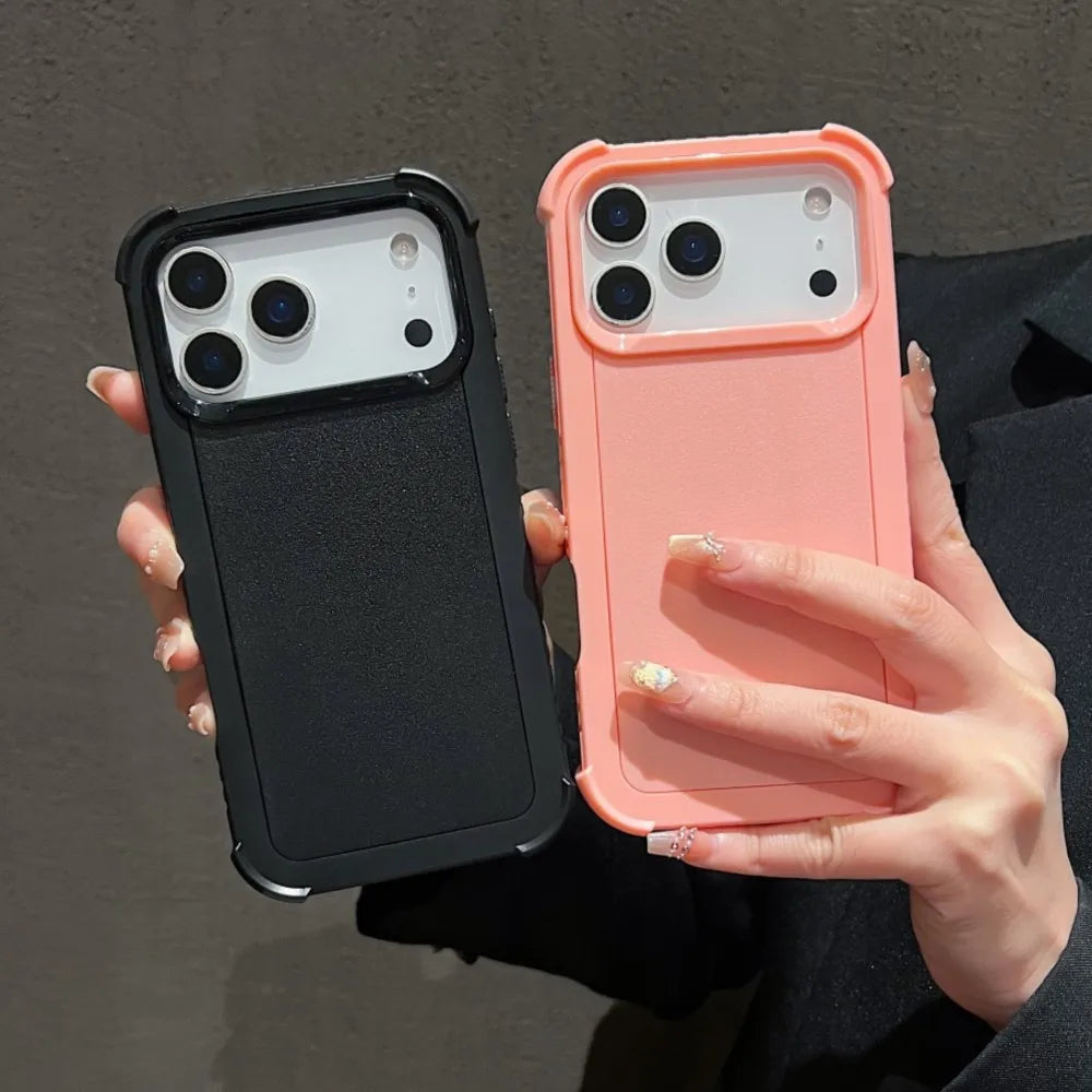 Hard Armor Case For iPhone 17 Air 16 15 14 Plus 13 12 11 Pro Max 16Pro 17Pro 17ProMax Military Shockproof Defender Cool Cover