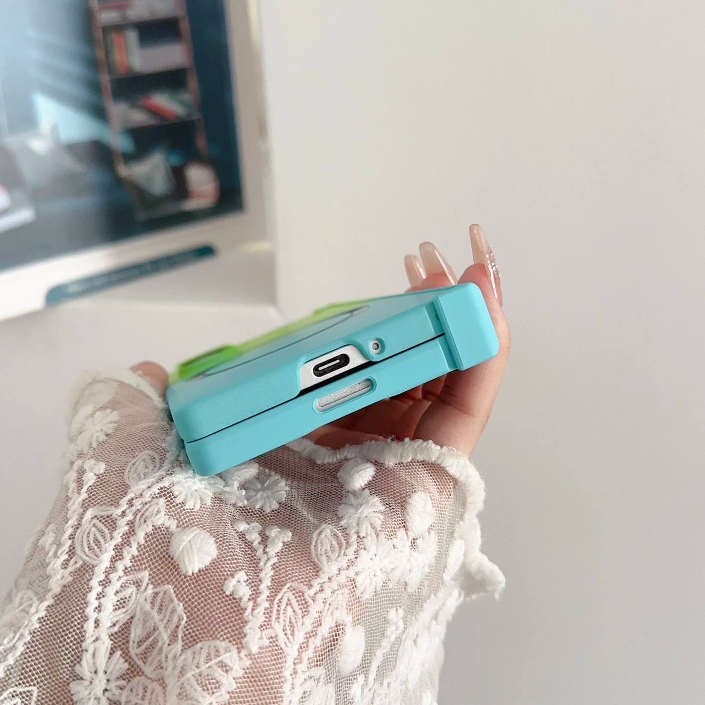 Magnetic for Magsafe Wireless Charging Gradient Phone Case for Samsung Galaxy ZFold 3 4 5 6 7 Liquid Silicone Bumper Cover Funda