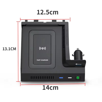Wireless Charger For Mercedes Benz W205 C43 C63 AMG GLC43 GLC63 X253 C /GLC-Class Mobile Phone USB Charging Pad Accessories