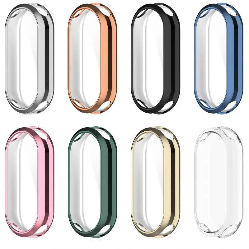 Full Cover Case For Xiaomi Mi Band 9 8 Screen Protec Mi Band9 8 NFC Screen Protector Protective Case Watch CaseFor Mi band8 9 - covers4phones