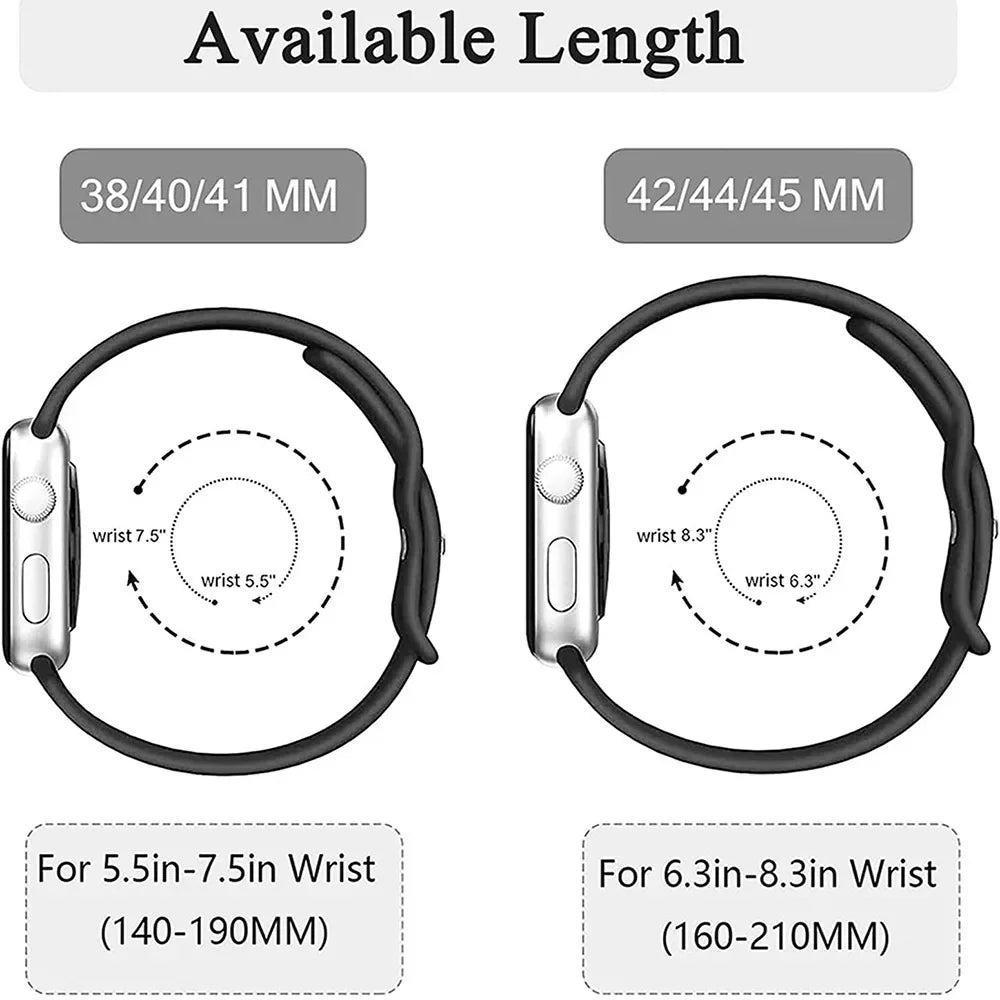 Christmas Strap for Apple Watch Ultra 3 Band 49mm 46mm 41mm 42mm 44mm 45mm Silicone Loop Bracelet for iWatch 11 10 9 8 7 6 5 SE