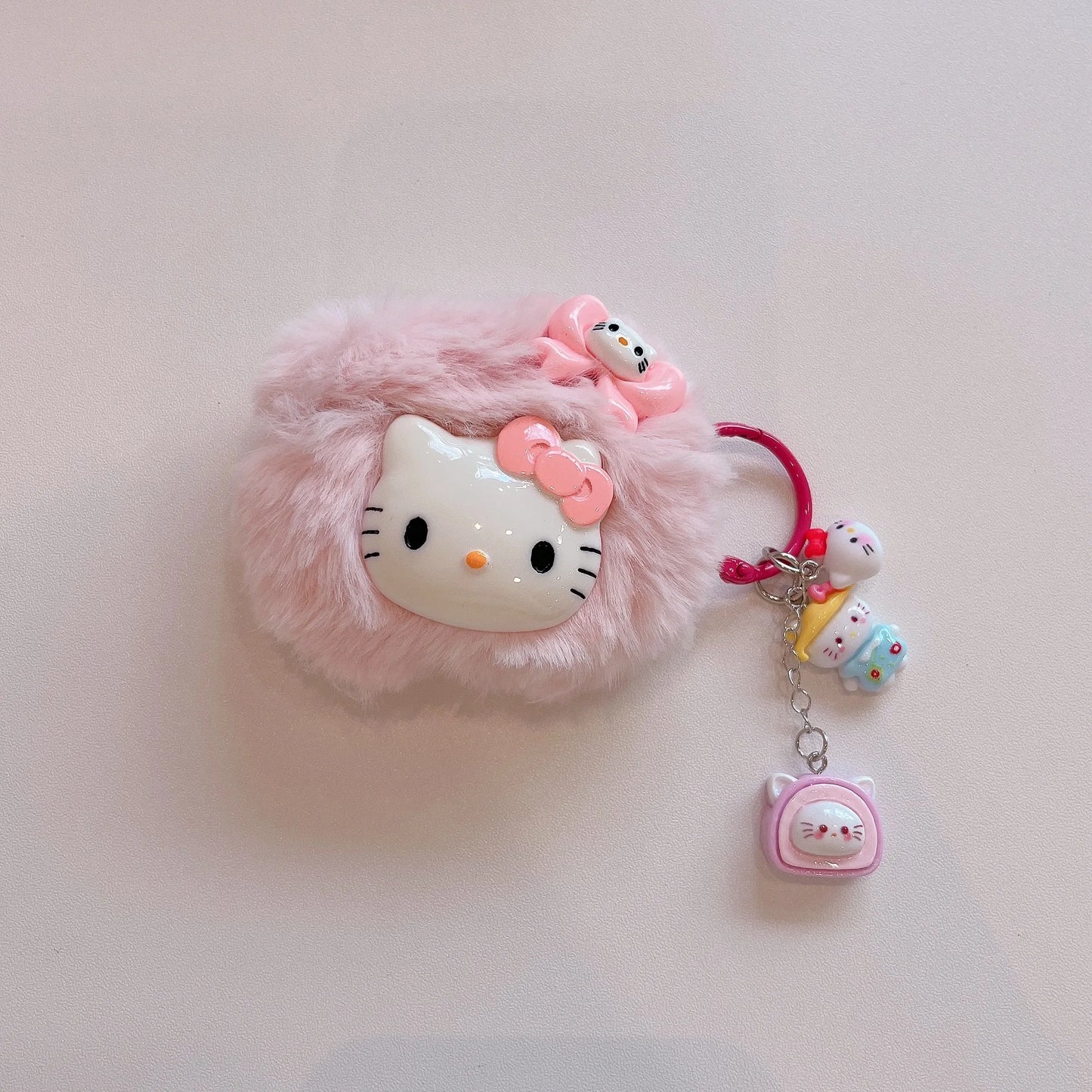Kawaii Plush Case for Airpods 1/2 Pro 3rd Pro2 Sanrio Kitty Melody Kuromi Pochacco PomPurin Earphone Cover Anti-Fall Protection
