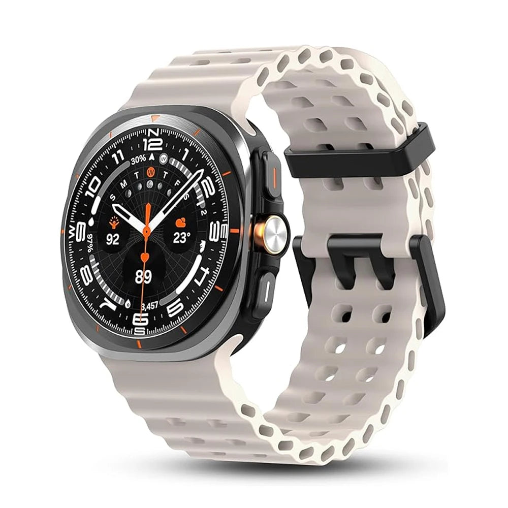 Original Strap for Samsung Galaxy watch Ultra 47mm accessories Marine Silicone Sport Bracelet Correa Galaxy watch 7 Ultra Band