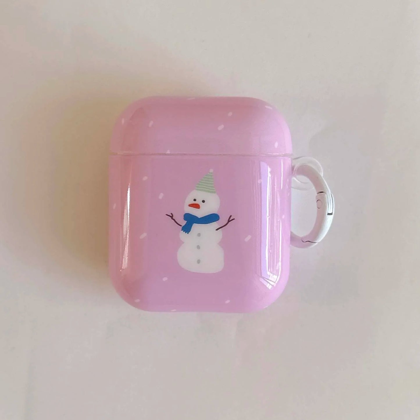 Cute snowman imd earphone case wireless bluetooth charging box for apple airpods 3 1 pro 2nd 2 4 merry Christmas happy cover