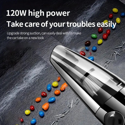 Portable wireless vacuum cleaner, multi-function car and home dual-use, rechargeable and long-lasting battery life, strong sucti