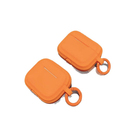 For Airpods Pro 3 Case 2025,Cute Candy Orange Silicone Protective Earphone Cover For Airpods Pro 2/Airpods 4 Cover Funda