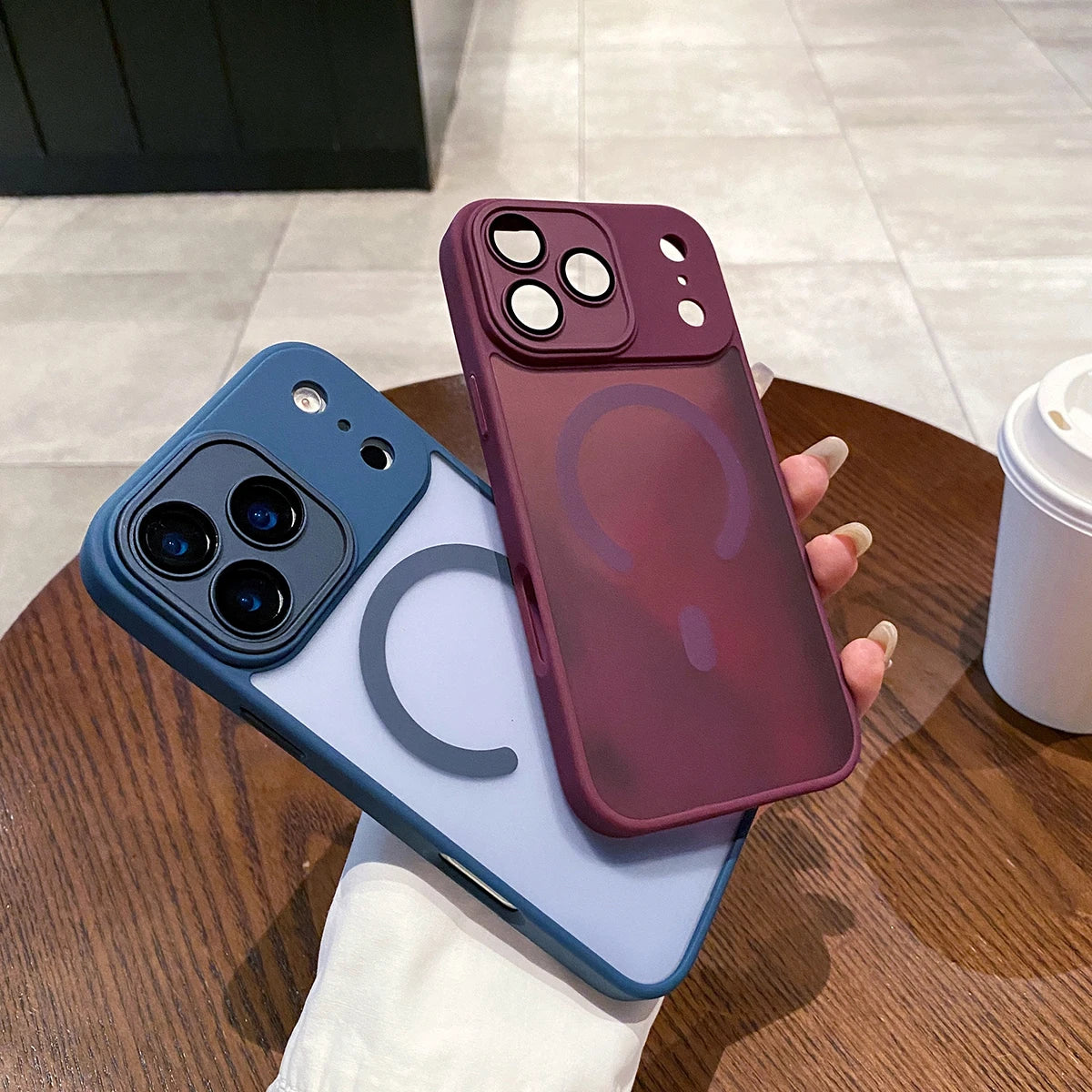 Magnetic Case for iPhone 17 Pro Max 17 Air Cover Matte Clear Shockproof Mag-safe Charge Camera Protector Lens Film Shell Fundas