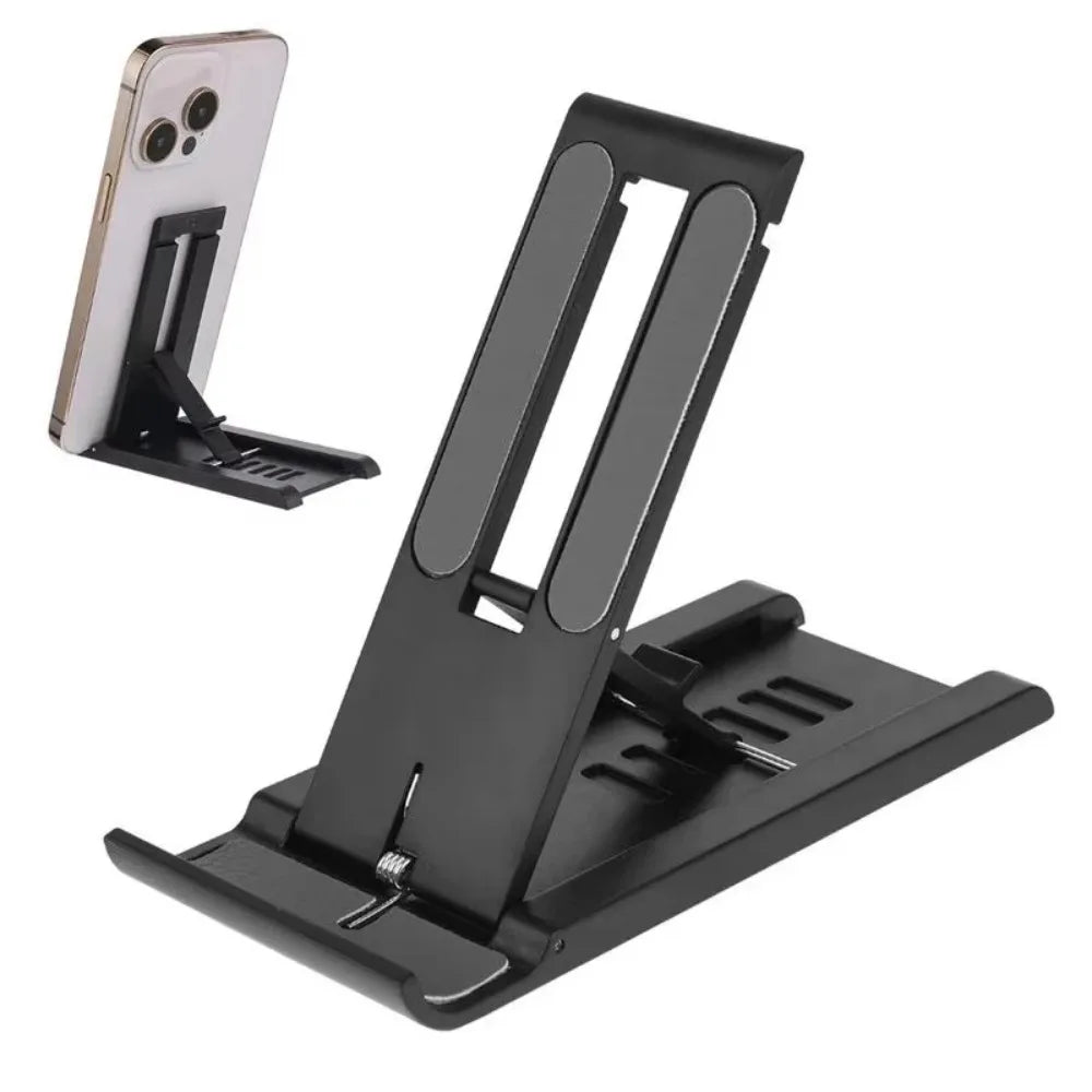 Foldable Universal Mobile Phone Stand Table Phone Holder Bracket Adjustable Desktop Stand For iPad iPhone Samsung Tablet Bracket