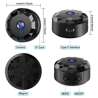 Surveillance Camera Wifi Wireless Remote Home High-definition Infrared Night Vision Pet No Need To Plug In Mini Camera