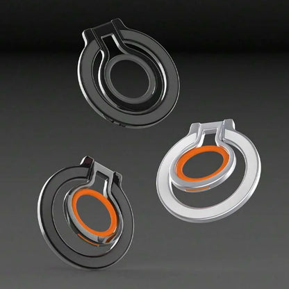 Magnetic Ring Buckle Phone Holder 360-Degree Rotating Desktop Fixed Strong Magnetic Adsorption Portable And Universa