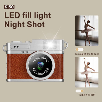 1080P HD Digita Camera 0.96 Inch Thumb Student Sports Camera Campus Portable Small Video Camera Mini Necklace Camera New S150