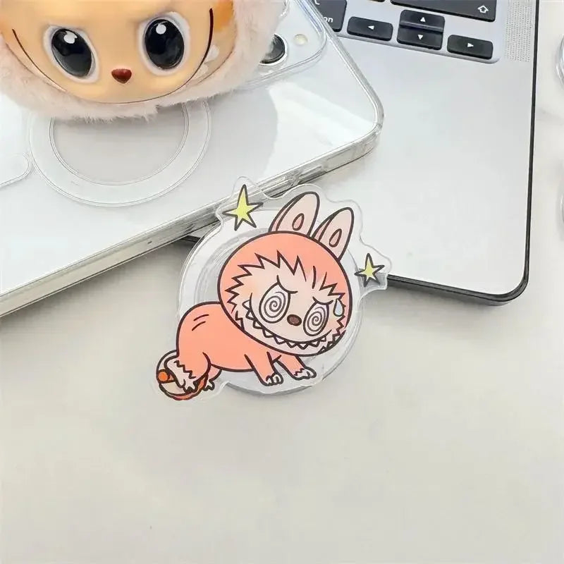 NEW Korea INS Y2K Cartoon Holder For Magsafe Pop.sockets Magnetic Griptok Grip Tok Stand Foldable Phone Bracket Case Accessories