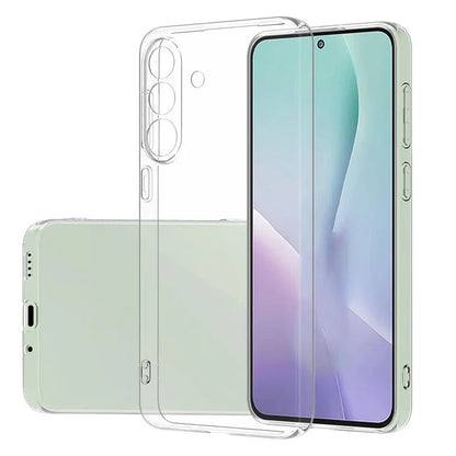 Clear Case For Samsung Galaxy S22 S23 S24 Plus S25 Ultra S21 Fe S25 Edge Silicone Soft Case For Samsung A17 A07 A16 A26 A36 A56