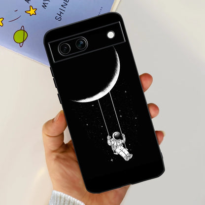 For Google Pixel 8A Case Stylish Painted Cover Soft TPU Shockproof Phone Case For Google Pixel 8 Pro Pixel8A Fundas Coque Bumper