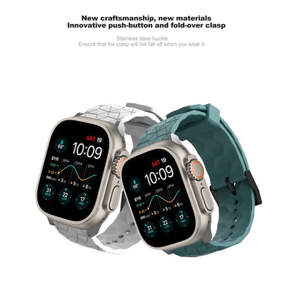 Silicone Band for Apple Watch Ultra 3 2 49mm 46mm 45mm 44mm 42mm 41mm 40mm Strap Bracelet Belt Iwatch Series 11/10/9/8/7/6/SE/5