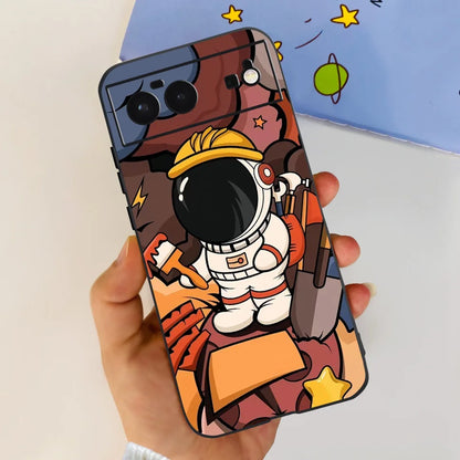 For Cover Google Pixel 6 Case Cute Cat Cartoon Bumper Back Shockproof Soft TPU Case For Google Pixel 6A 6PRO Pixel 6 Phone Cases