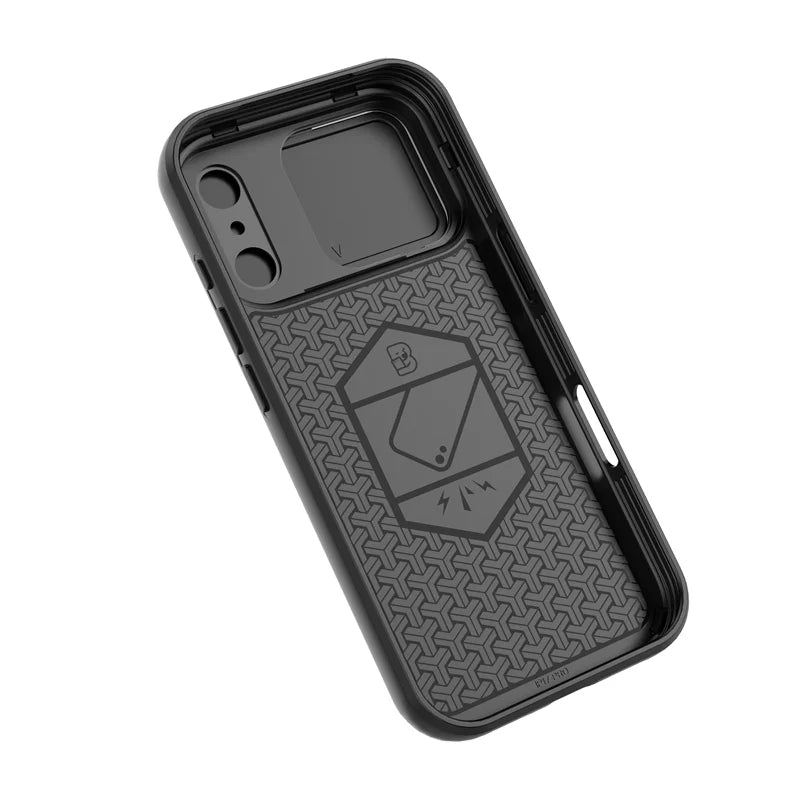 Armor Funda For iphone 17 Pro Max 5G Case Slide Camera Protect Ring Holder Cover For iphone17 Air Coque Capa